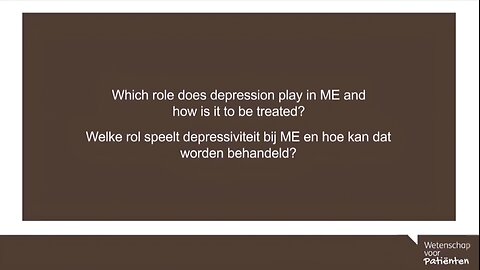 Which role does Depression play in Epidemic M.E. and how is it to be treated? - Leonard Jason (Psychologist)
