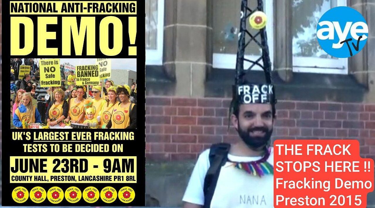 ⚠️ THE FRACK STOPS HERE ! 2015 Anti Fracking Demo PRESTON