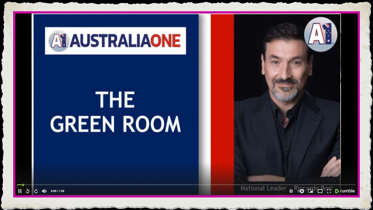 AustraliaOne Party - The Green Room (10 September 2024, 8 00pm AEST)