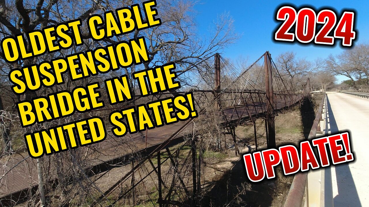 The Oldest Cable Stay Suspension Bridge in America See it Before it's Gone!