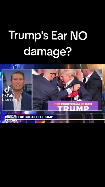 Trump's Ear no Damage?