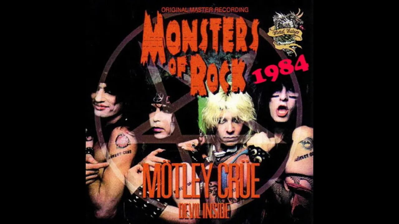 Mötley Crüe - Monsters of Rock 84' - Karlsruhe, Germany 9-1-1984! 😎🤘