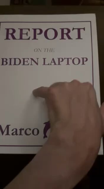 THE BIDEN LAPTOP REPORT