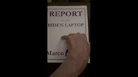 THE BIDEN LAPTOP REPORT