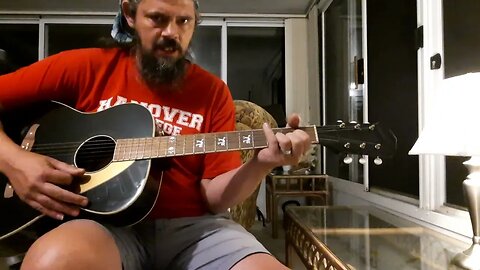 How to play OMAHA by the Counting Crows easy-ish acoustic guitar