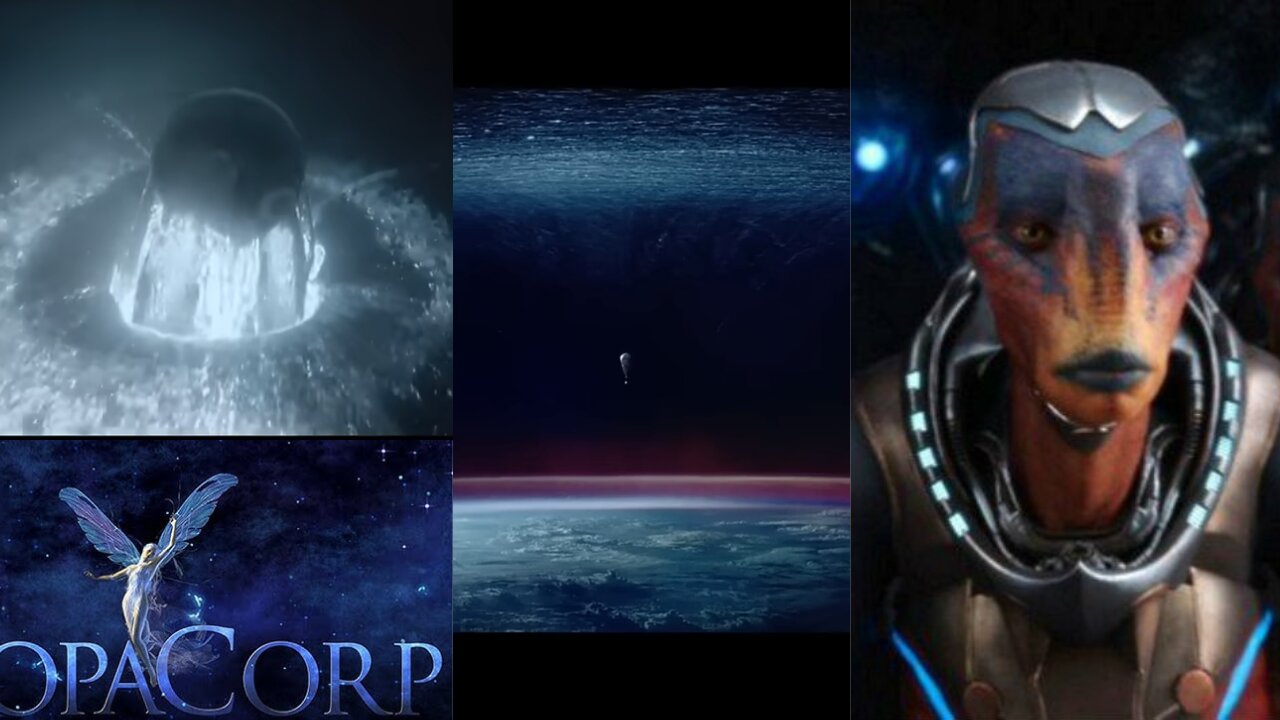 Space, Waters Above from the Intro Movie of Valerian and the City of a Thousand Planets