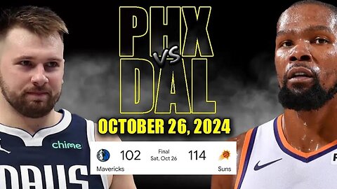 Mavericks Vs Suns