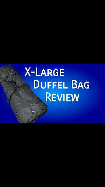 Extra Large Travel Duffel Bag Sturdy & Water Resistant #travelbag #sportsbag #duffelbag #sports