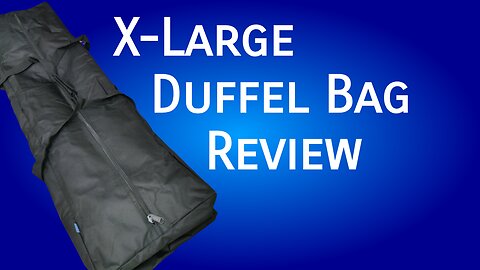 Extra Large Travel Duffel Bag Sturdy & Water Resistant #travelbag #sportsbag #duffelbag #sports