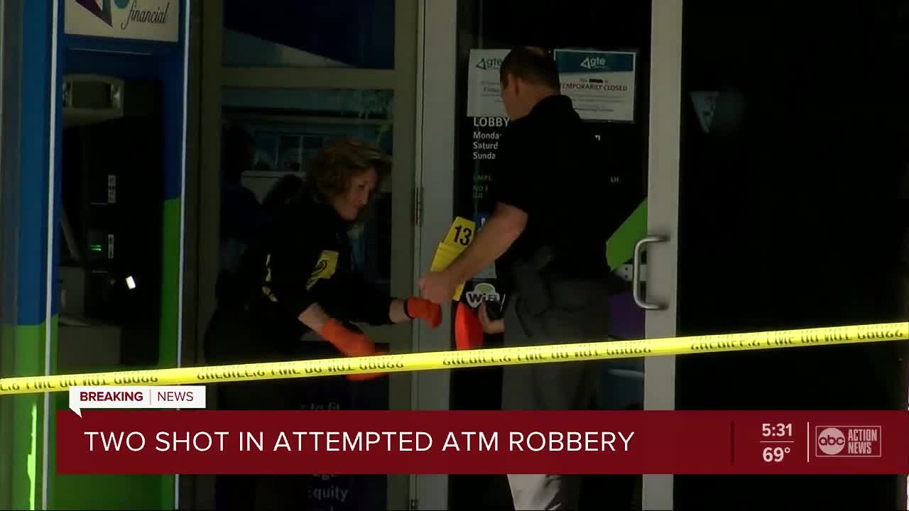 Two shot in attempted ATM robbery in Brandon