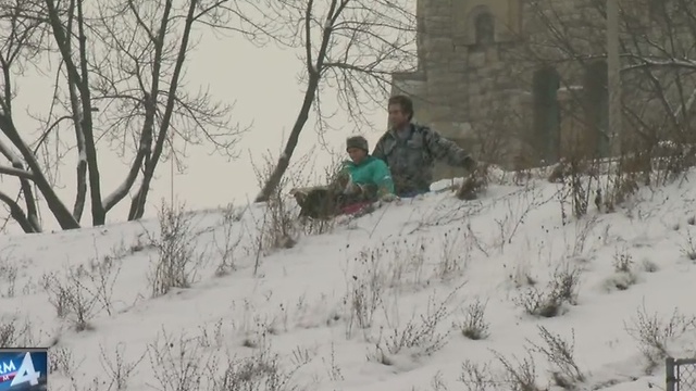Marquette students go sledding