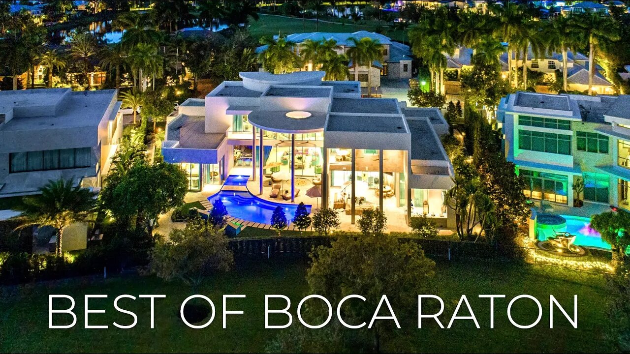 Touring 7 BEAUTIFUL Luxurious Homes in Boca Raton