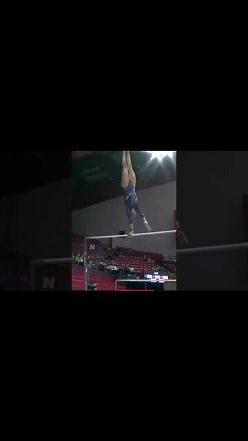 Carly Bauman (Michigan) 9.950 on Bars - Big 5 Night 1 2/24/23 #shorts