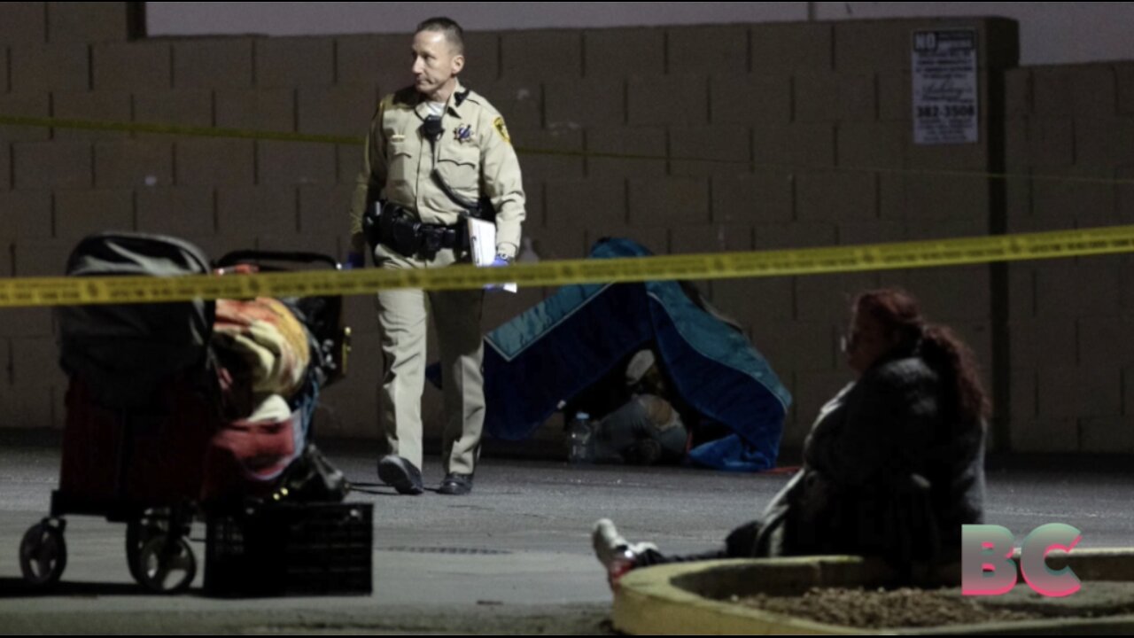 Las Vegas police search for suspect after 5 homeless people are shot, killing 1