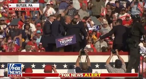 Trump was shoot at a rally, pray