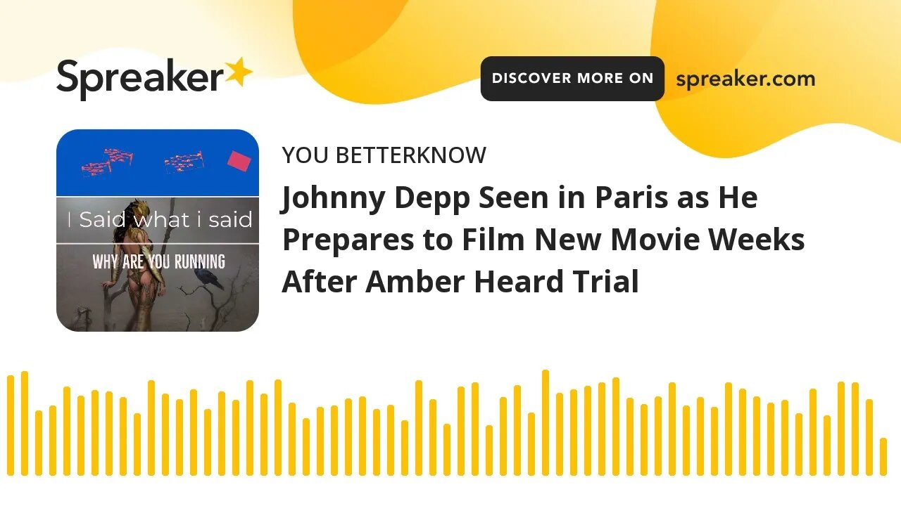Johnny Depp Seen in Paris as He Prepares to Film New Movie Weeks After Amber Heard Trial