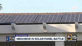 Scottsdale man involved in solar panel battle