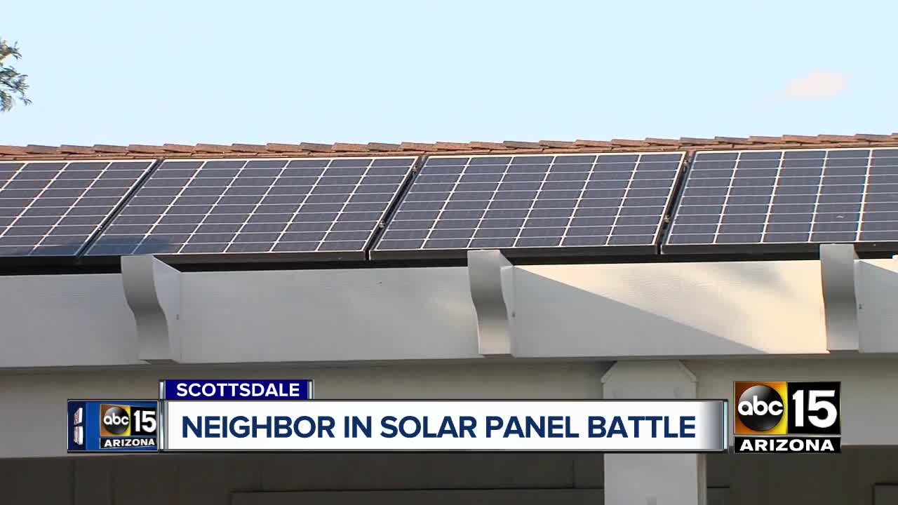 Scottsdale man involved in solar panel battle