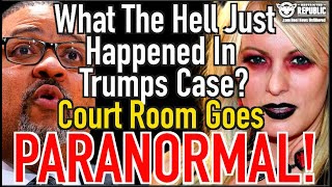 What The Hell Just Happened In Trump's Case! Court Room Goes Paranormal!