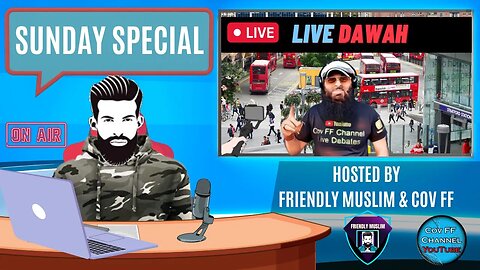 SUNDAY SPECIAL STUDIO LIVE DAWAH FROM LONDON