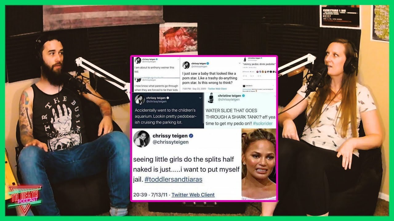 Chrissy Teigen Creepy Tweets | Til Death Podcast | CLIP