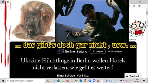 „Alles nicht mehr auszuhalten, usw.!!!“ ...