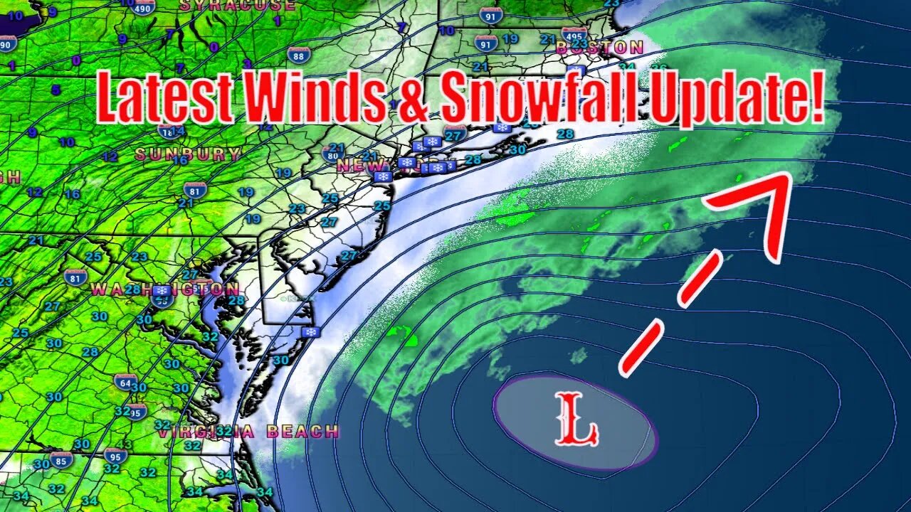 Nor'easter Impacts Latest Update- The WeatherMan Plus Weather Channel