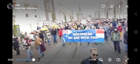 Anticorona Proteste in Den Haag