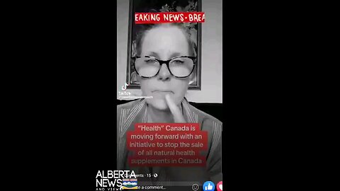 I can't believe this, Canada wants to ban Natural Health Products. Canada has been infiltrated