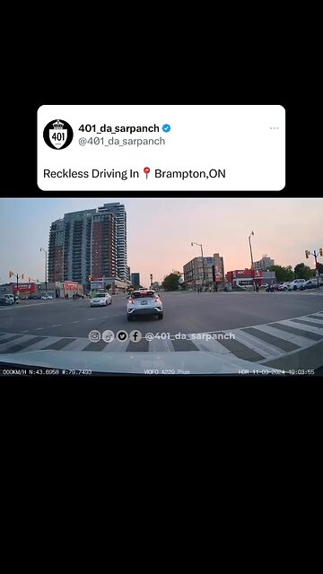 Danger Driver In Brampton Ontario
