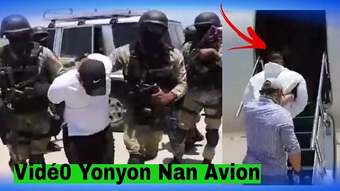 Men Vidé0 Bandi Yonyon Kap Monté Avion ✈️ Pou Alé Etazini San Paspò