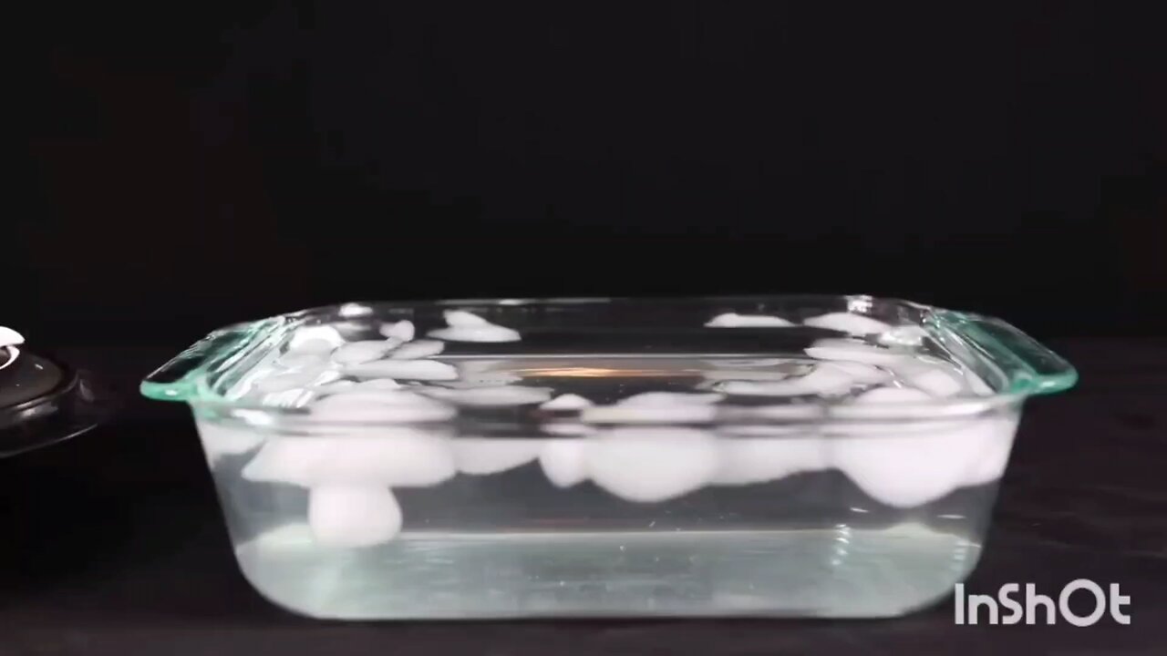 When a hot soda tin can is immersed in cold water, it's compressed immediately. #pressure#support.