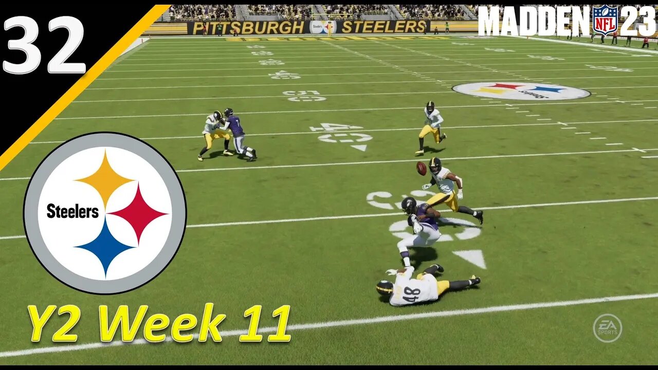 Making Lamar Jackson Pay for Every Yard l Madden 23 Pittsburgh Steelers Franchise Ep. 32
