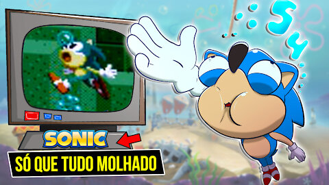 Sonic Flash Flood - o Jogo MOLHADINHO do SONIC | Rk Play