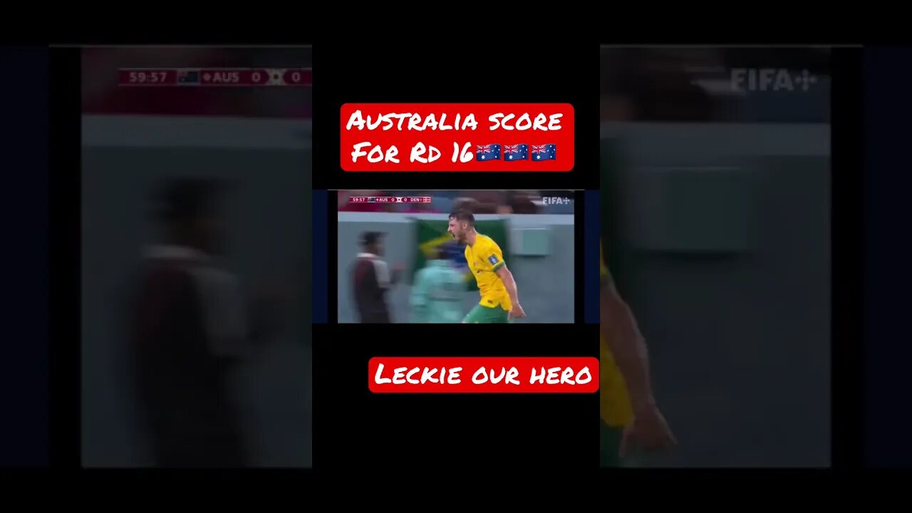 Socceroos have done it! ⚽️ #Socceroos #fifaworldcup2022 #round16 #underdogs #subscribe #shorts