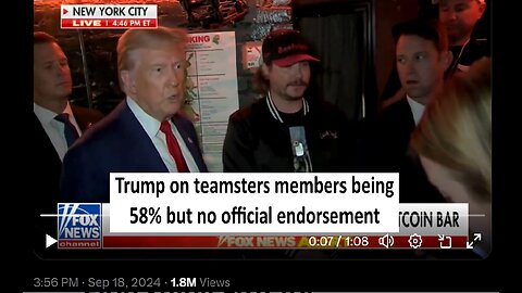 Teamsters members 58% Trump but org wont “officially” endorse candidate first in 30 years