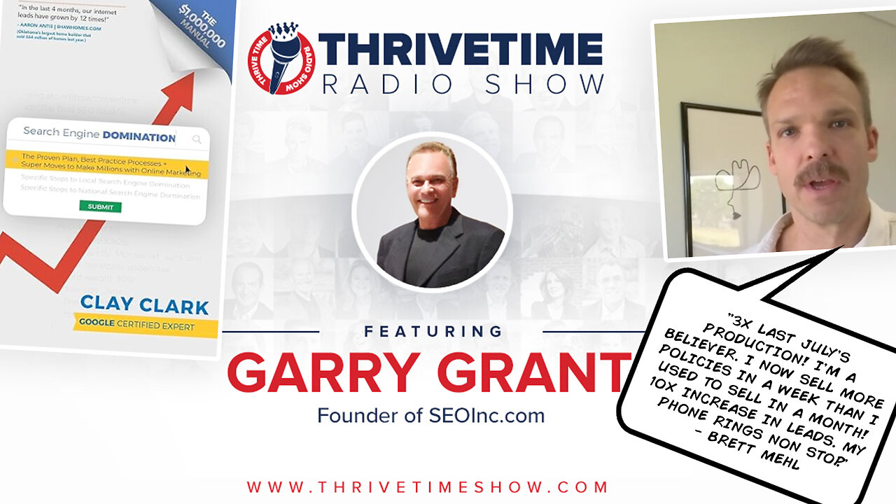 Search Engine Optimization | How to Properly Optimize Your Business Website to Generate MORE Leads+ "I Now Sell More Policies In a Week Than I Used to Sell In A Month! 10X Increase In Leads. My Phone Rings Non Stop." - Brett Mehl
