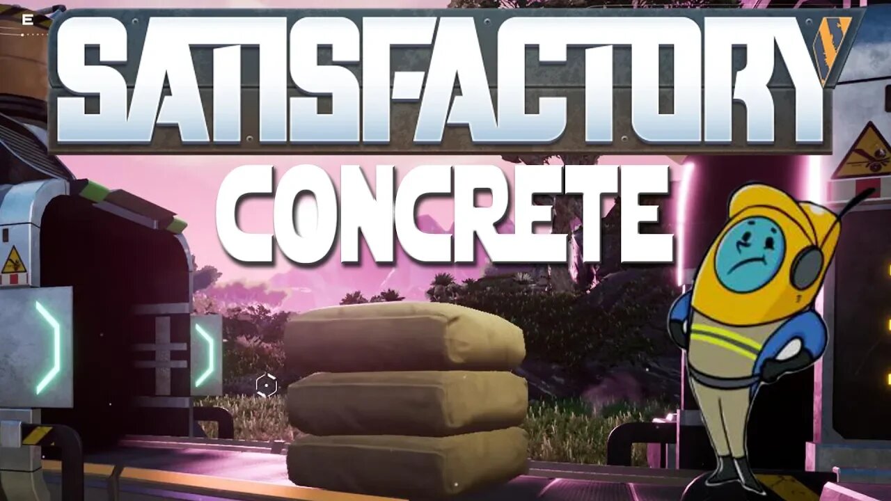 Satisfactory ep 4 - Automating Concrete