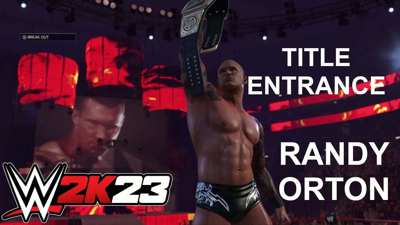 WWE 2K23 Title Entrance & Victory RANDY ORTON