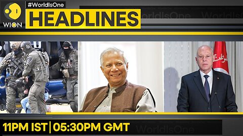 German knife attack suspect jailed | Polls, a political decision: Yunus | WION Headlines