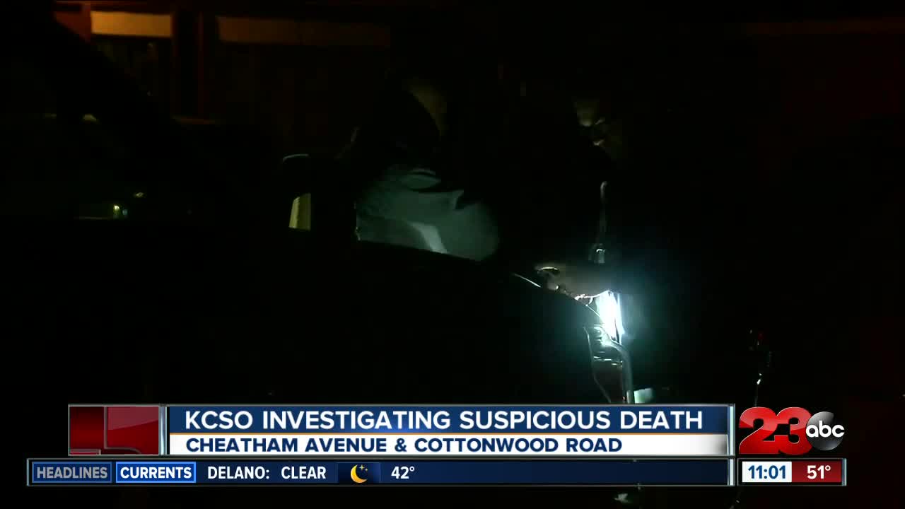 KCSO suspicious death