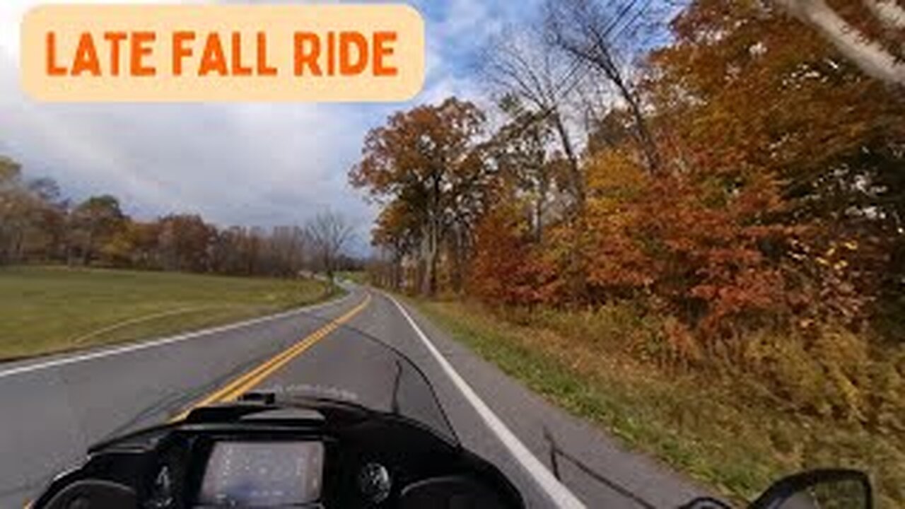 Late Fall Ride - October 27