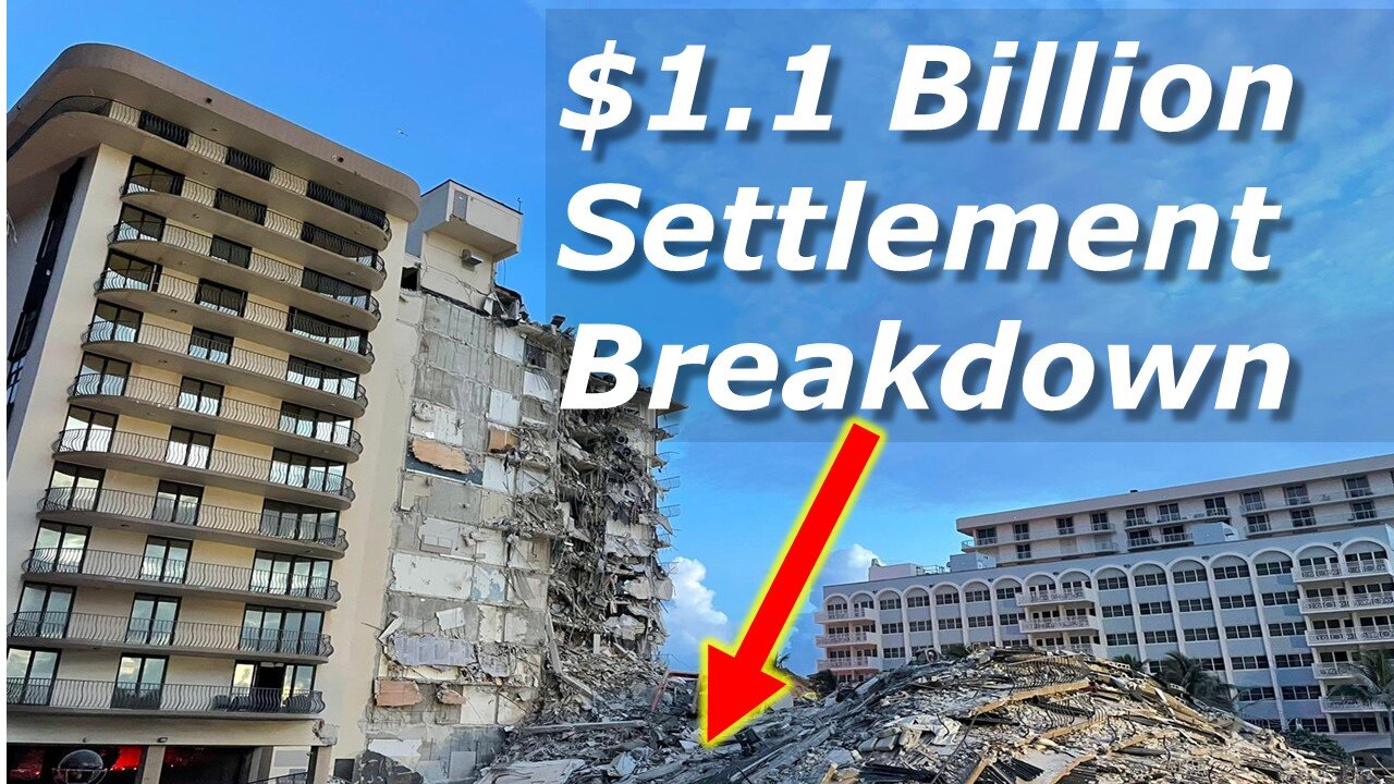 Miami Condo Collapse $1.1 BILLION Settlement! Who Paid WHAT?