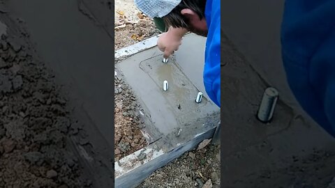 Bolts in Wet Concrete #asmr