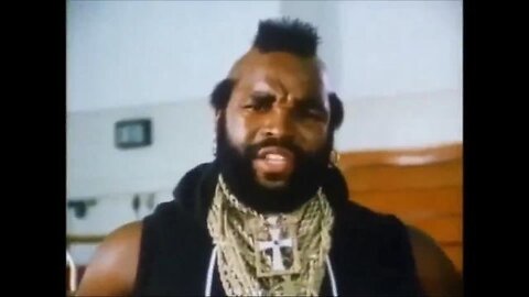 Mr. T has a message for all the 'Q' and 'QANON' followers out there.. TAKE NOTES #Alex #Jones..