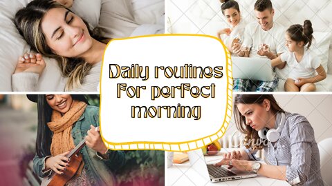 "The Billion Dollar Morning" / Best Morning Routines followed By Successful People.