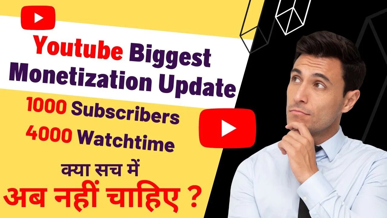 Youtube Monetization Update 4,000 Watchtime and 1000 Subscribers: Monetization in 2022 Reality