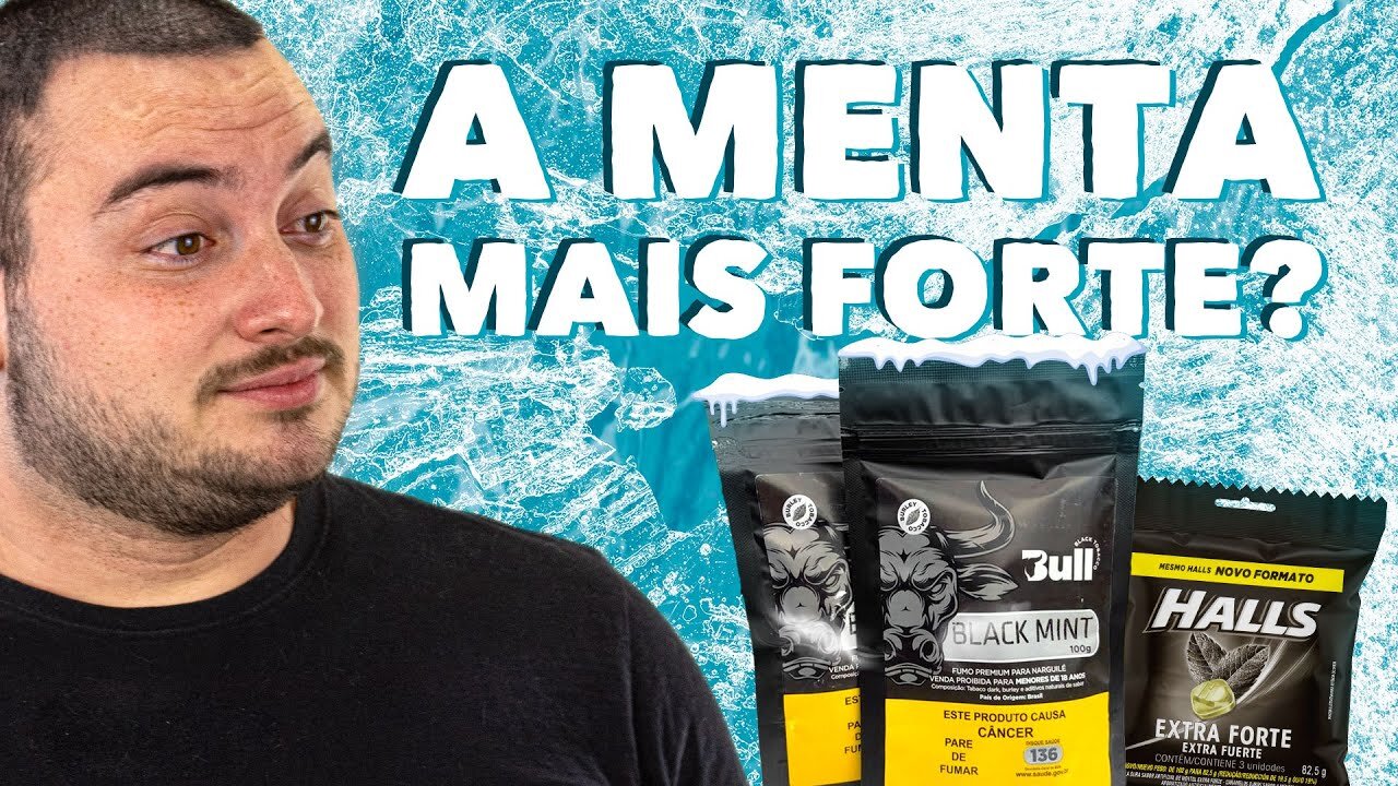 BLACK MINT BULL TOBACCO A MENTA MAIS FORTE? HALLS PRETO? - SESSAO COM FIRFAO