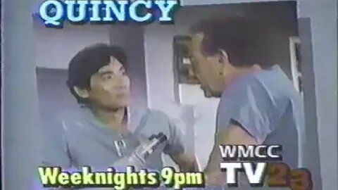 Friday Night Flight:WMCC-TV 23 Commercials And Sign-off, Mid or Late 1980's