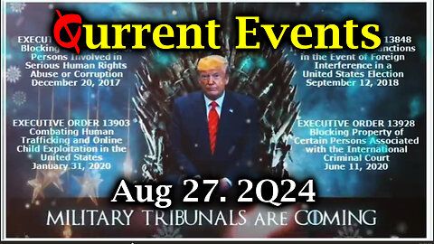 Qurrent Events Aug 27. 2Q24 - The World is Burning